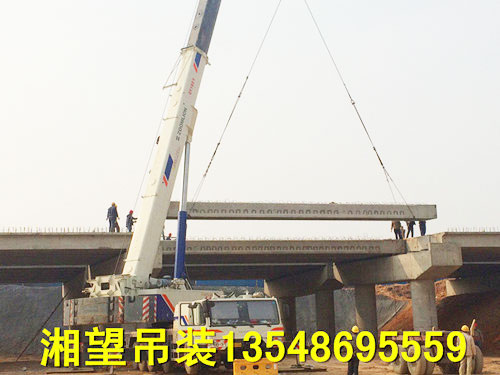 220噸吊車架設黃金路橋梁